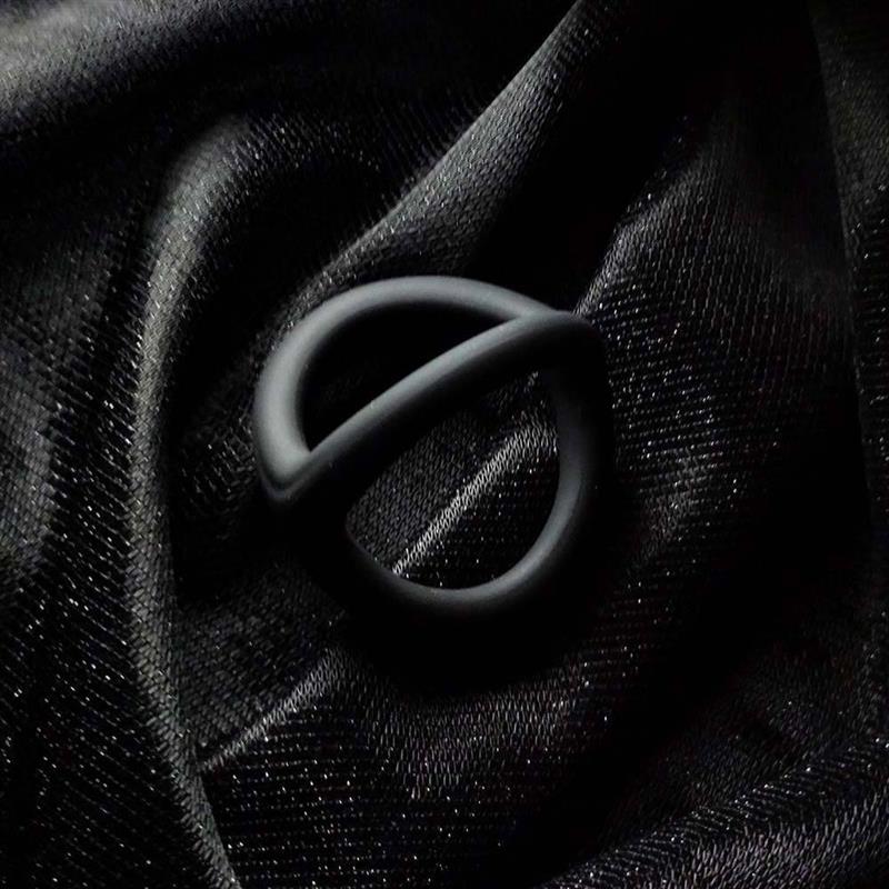 男士硅胶提型环 高弹黑色 三环内裤配饰提吊环提型显大锁精环