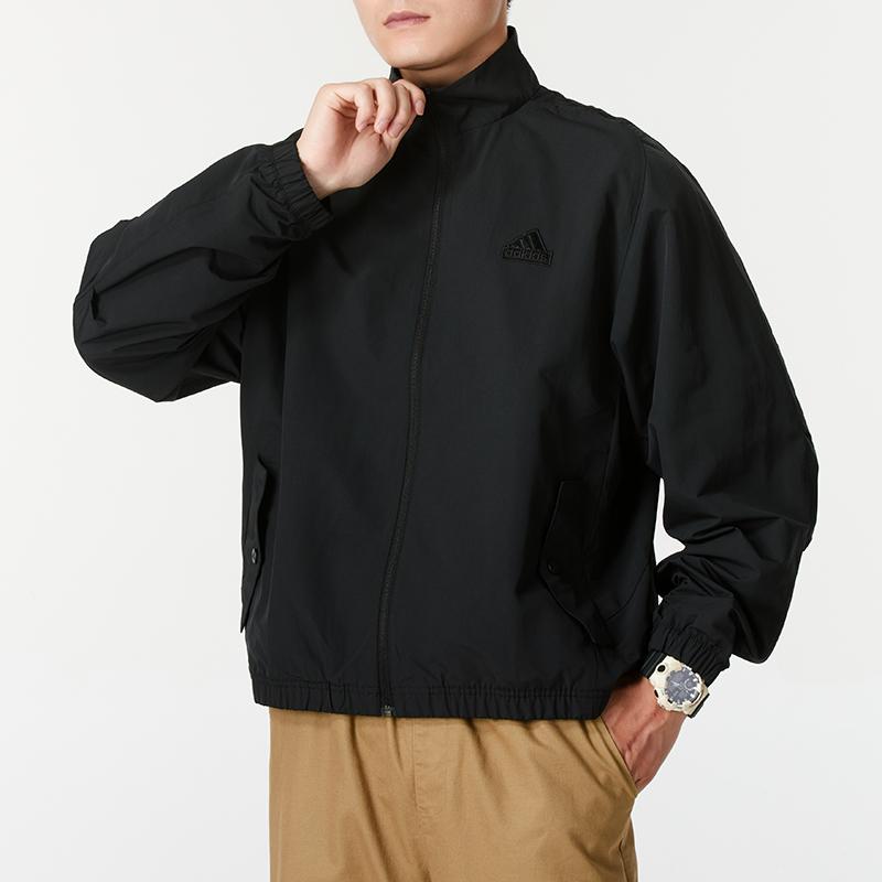 adidas阿迪达斯男女装新款梭织运动休闲宽松夹克外套JI6657 ZP高清大图