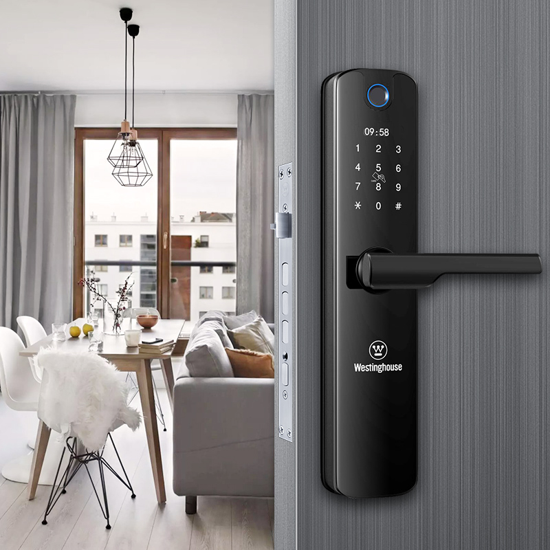 美国西屋(WESTINGHOUSE)WG9智能锁家用防盗门指纹锁木门密码锁酒店磁卡电子门锁高清大图