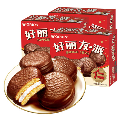 好丽友派 12枚 巧克力味-单盒*1