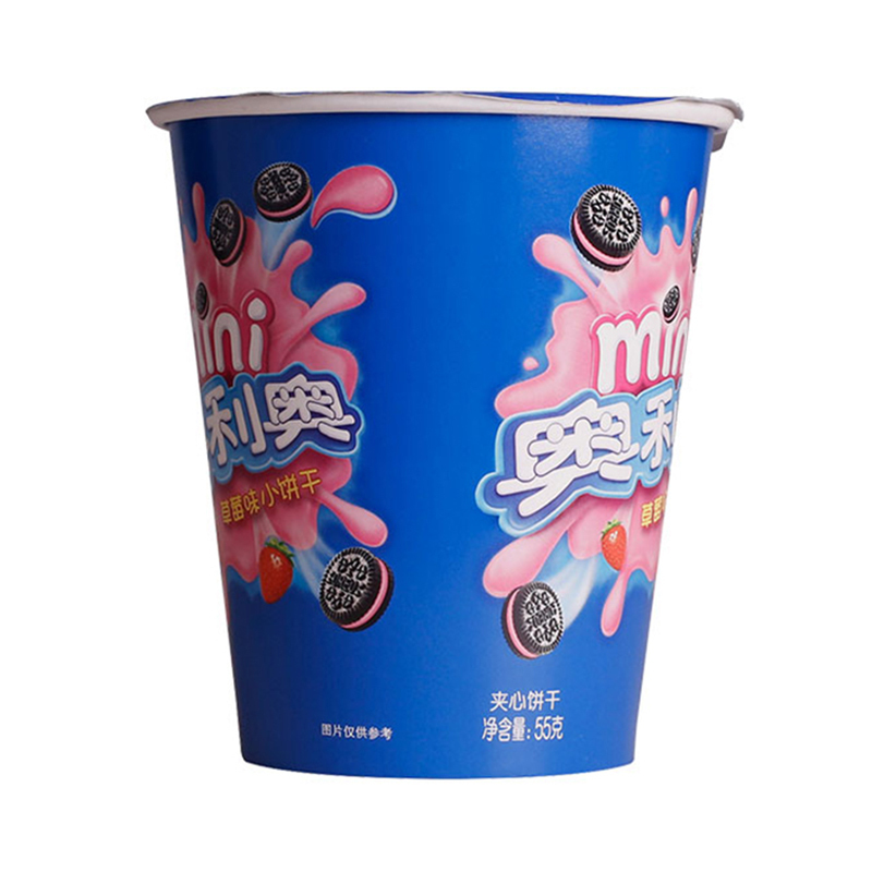 奥利奥(oreo) mini饼干 零食 草莓味小饼干55g