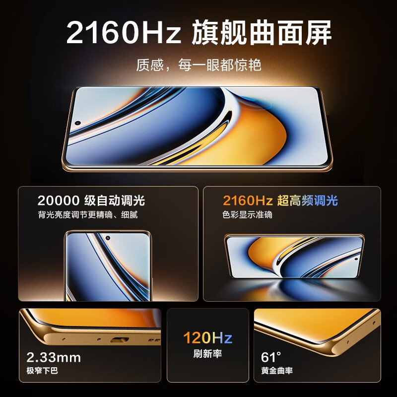 realme真我11 Pro+ 12GB+1TB 绿野之城 2亿像素变焦相机 天玑7050旗舰芯 100W快充 5000mAh长续航5G手机