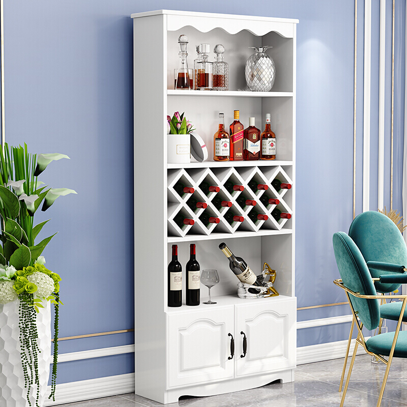 置物架落地家用酒格酒柜简约现代客厅红酒柜子小型靠墙展示架欧因