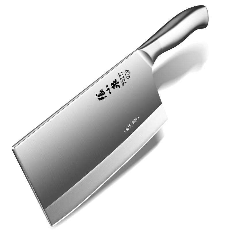 张小泉菜刀正品全钢一体刀具厨房专用切片菜刀家用斩切两用刀3138高清大图