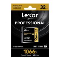 极控者Lexar/雷克沙CF卡32G CF 1066X 160M/S高速存储单反相机4K内存卡