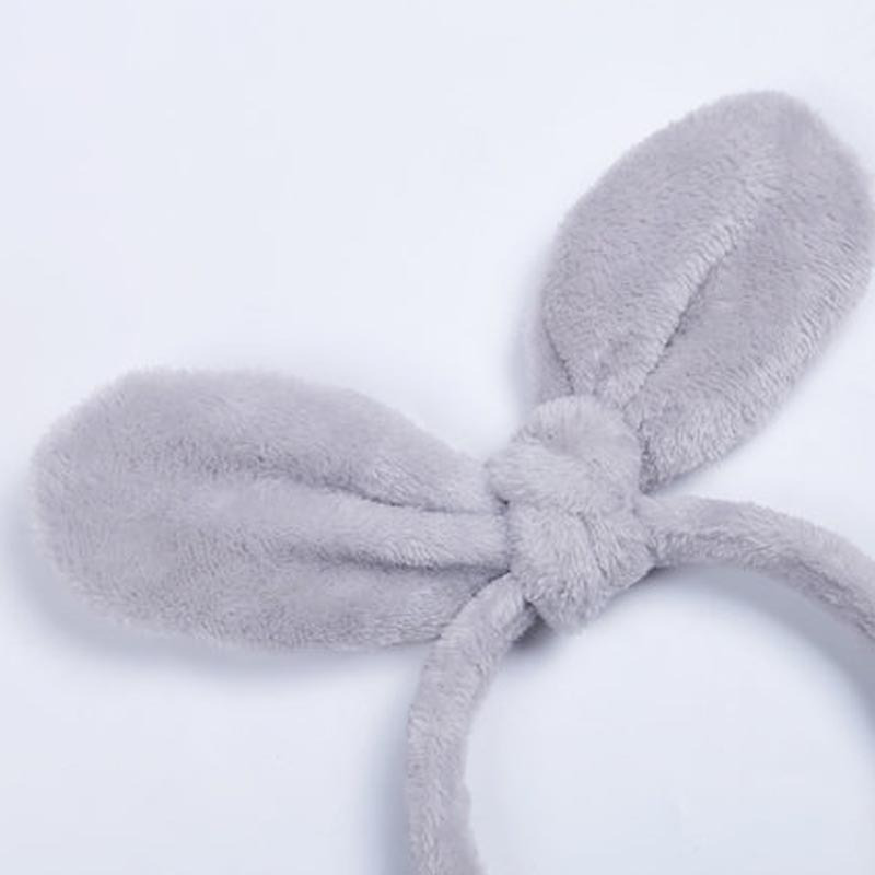 兔耳朵女发箍洗脸韩版甜美发饰简约百搭宽边成人可爱头套头箍女孩子