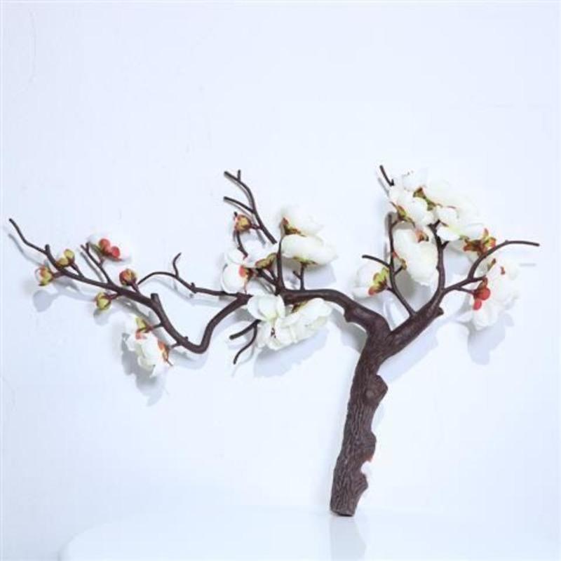 敬平 Jing Ping 花瓶 花艺敬平仿真花摆件客厅大枝梅花高端仿真梅花 绢花假花干花腊梅梅花苞摆件一剪梅白色 价格图片品牌报价 苏宁易购梦舟家居专营店