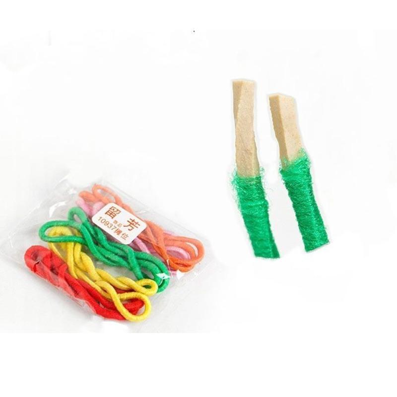 正宗留芳牌 扎头发皮筋 彩色黑色 加粗小号小孩绕毛线发圈女发绳 细的