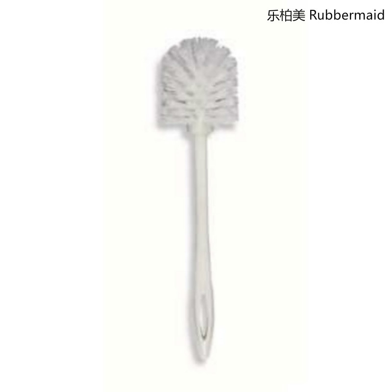 乐柏美 Rubbermaid FG631000WHT 马桶刷6310,塑料柄,聚bing烯刷毛