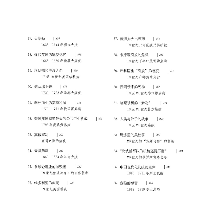 醉染图书天行-----人类历史进程中的50场瘟疫(精)9787571313494高清大图