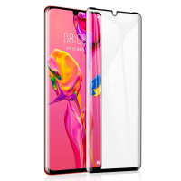 适用华为P50/P40/P30/P40Pro/mate60/30pro/20pro/20X全屏钢化膜曲面2片