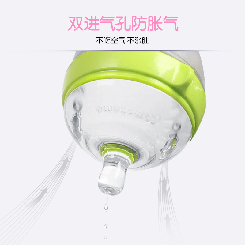 可么多么(comotomo)硅胶奶嘴 流量为二滴适合3-6个月宝宝单只装高清大图