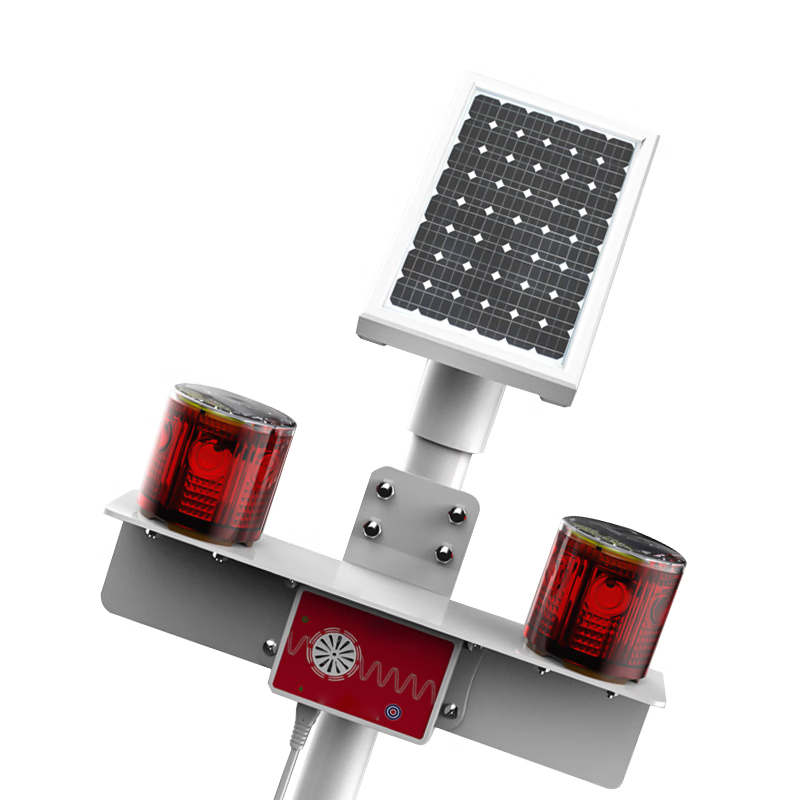 讯博士 SGJSD260 3W DC5V IP67 太阳能声光警示灯 (计价单位:盏) 红色高清大图