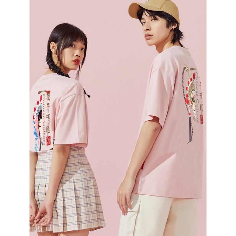 艳如飞高考T恤旗开得胜国潮短袖男女同款夏学生中考送考服衣服班服定制#T恤