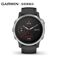 佳明（GARMIN）Fenix6S光学心率GPS手表登山跑步骑行游泳滑雪冲浪户外腕表（运动版银黑色中文版）