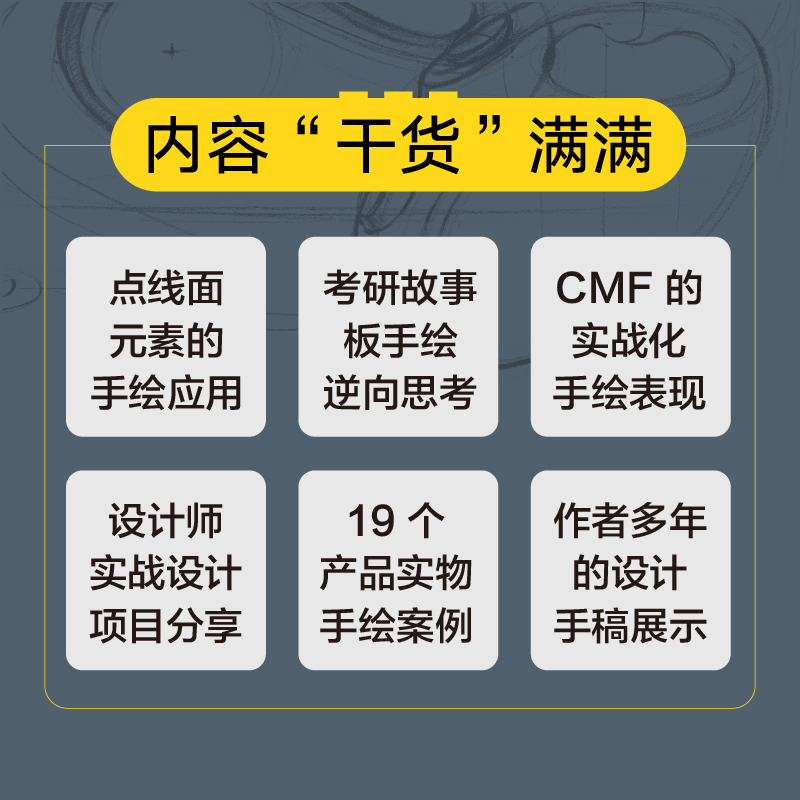 [正版]工业产品手绘与设计思维实战训练 工业产品设计手绘自学教程产品设计临摹手绘实例绘制技法马克笔工业设计效果图考研快高清大图