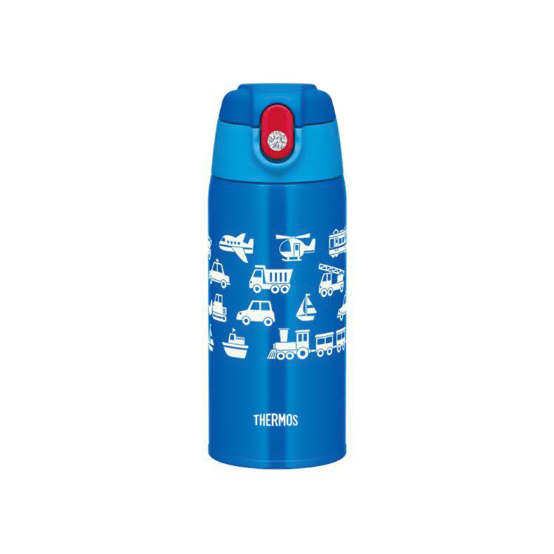 THERMOS 膳魔师 儿童保温杯 2019新款FJA系列 保温用品保冷杯两用600mL 蓝色 FJA-600WF LB