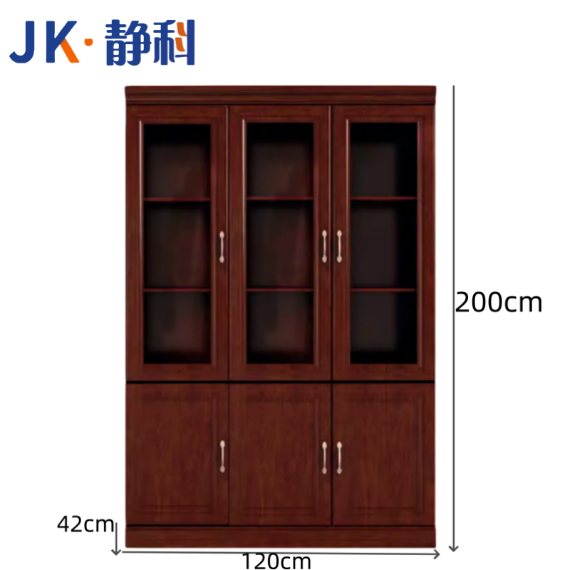静科 书柜全玻120*42*200cm 台