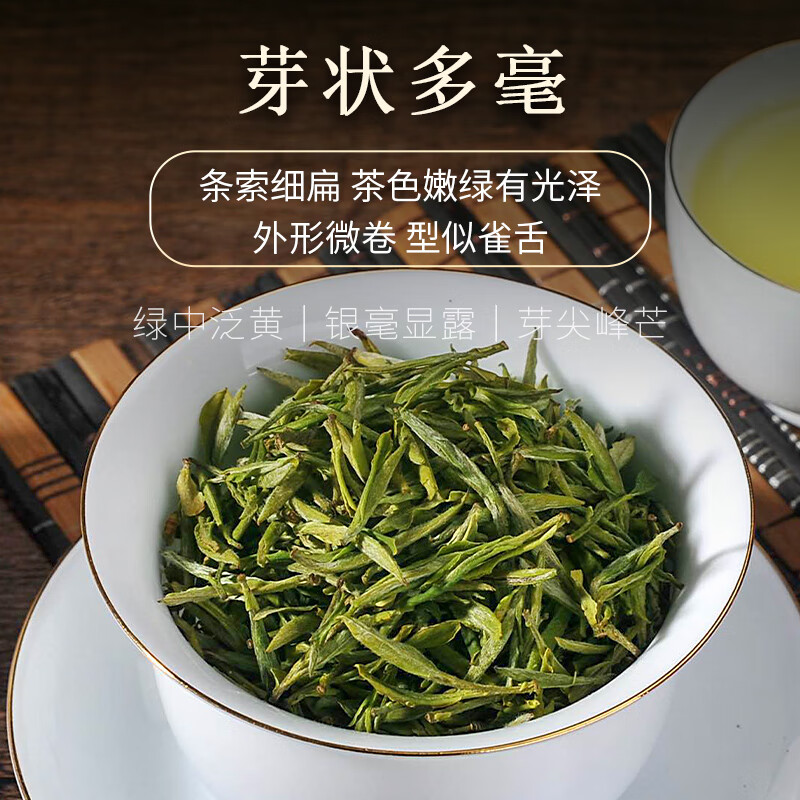 徽之元黄山毛峰2026年新茶明前特级安徽高山毛尖绿茶茶叶礼盒 250g[罐装组合125g*2罐]高清大图