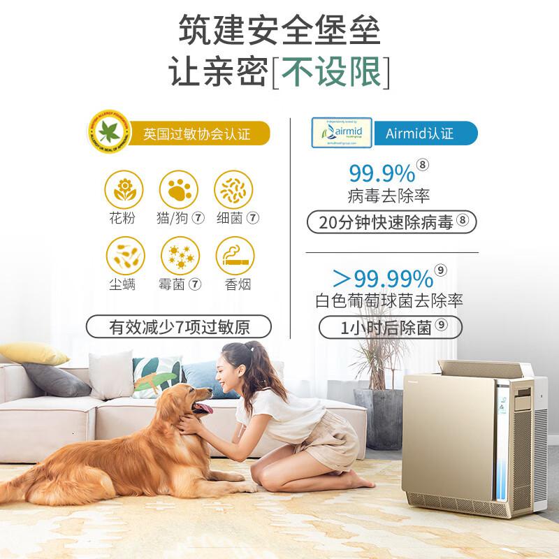 松下(Panasonic) F-136C7PX 空气净化器 (计价单位:台) 金色高清大图