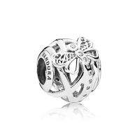 [直营]潘多拉(PANDORA) 梦幻蜻蜓925银串珠串饰797025CZ 银色 女士