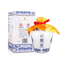 衡水老白干 白酒 青花小瓷坛 42度500ml单瓶国产白酒