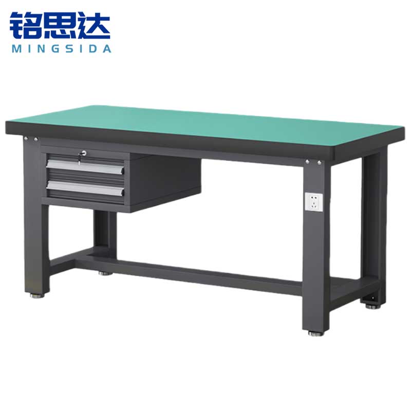 铭思达钳工操作台1.2米吊二抽张高清大图