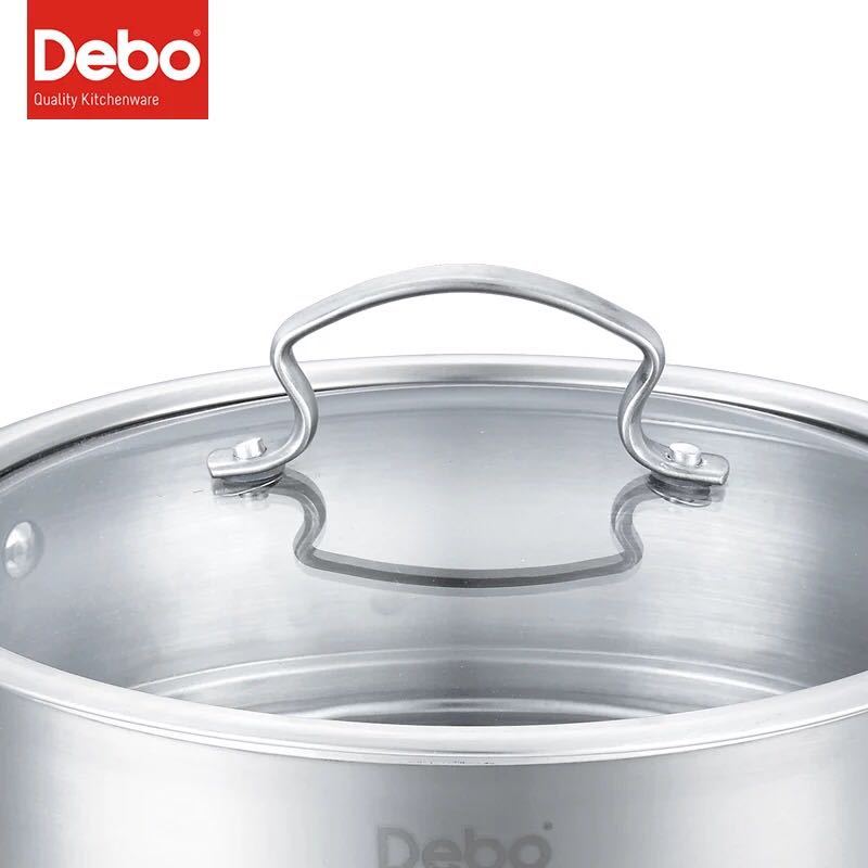 德铂(Debo)厨具哈根堡DEP-208不锈钢加厚复合底蒸锅