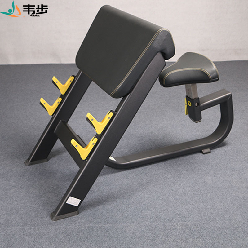 韦步EM1047商用哑铃杠铃曲臂练习牧师凳手臂弯举肱二头肌训练架高清大图