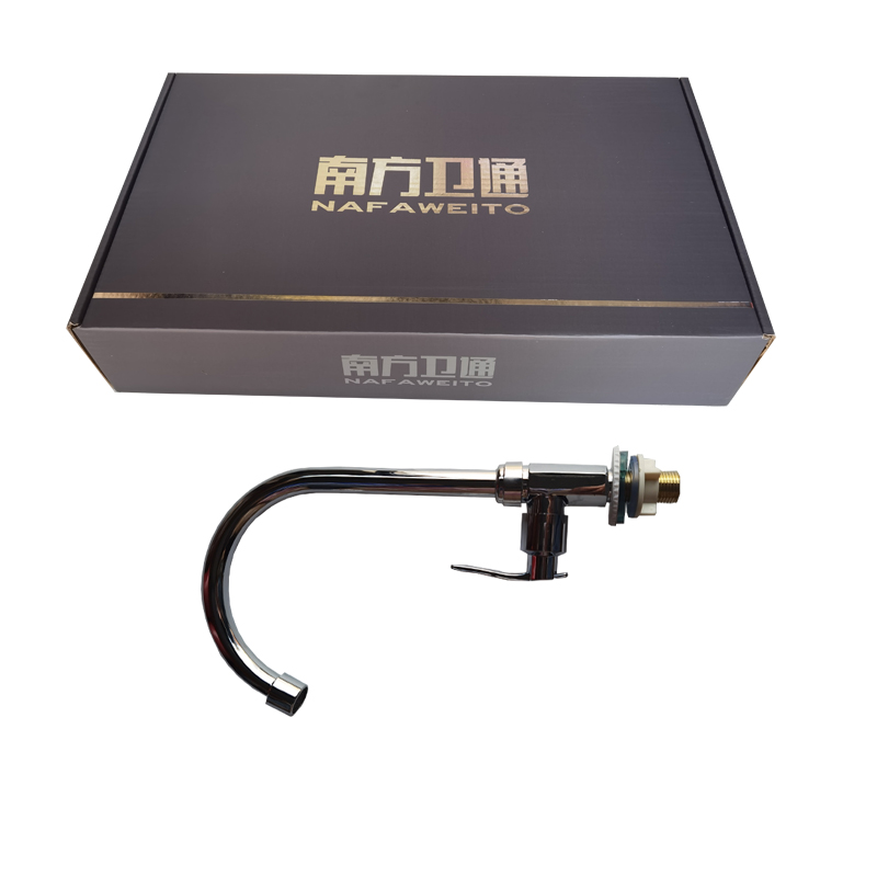 南方卫通 厨卫水龙头 六角单水-sl皇帝拨水龙头 立式单冷高弯龙头 通用接口4分NF-011 / 个高清大图