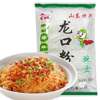 鲁珍 豌豆龙口粉丝200gX3袋 火锅凉拌扇贝蒜蓉粉丝 方便速食 酸辣细粉条