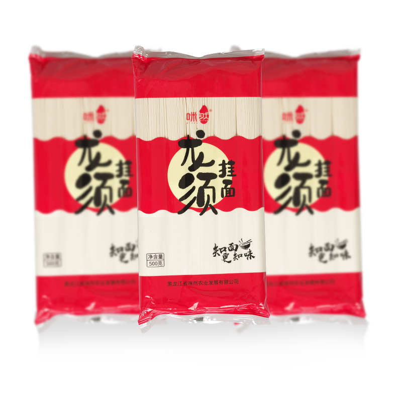 咪然 龙须挂面(花色挂面)320g 一袋价格