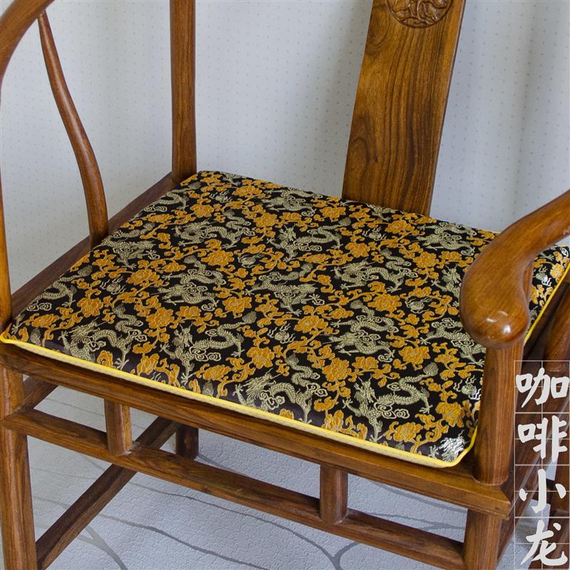 中式椅垫红木沙发坐垫中国风红木椅子坐垫餐椅圈椅茶椅坐垫可拆洗