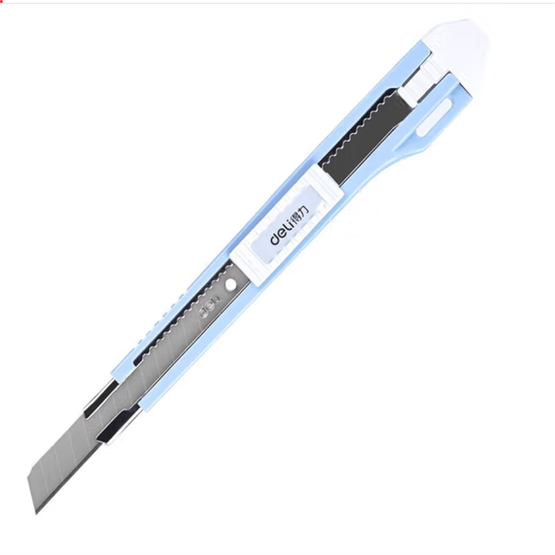 得力(deli)美工刀小号开箱器金属锌合金樱花迷你裁纸拆快递随身 2031 22把起售