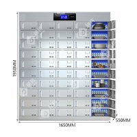 居将 JJ4022711 不锈钢消毒碗柜食堂餐具柜多门储物柜50门餐盘消毒柜