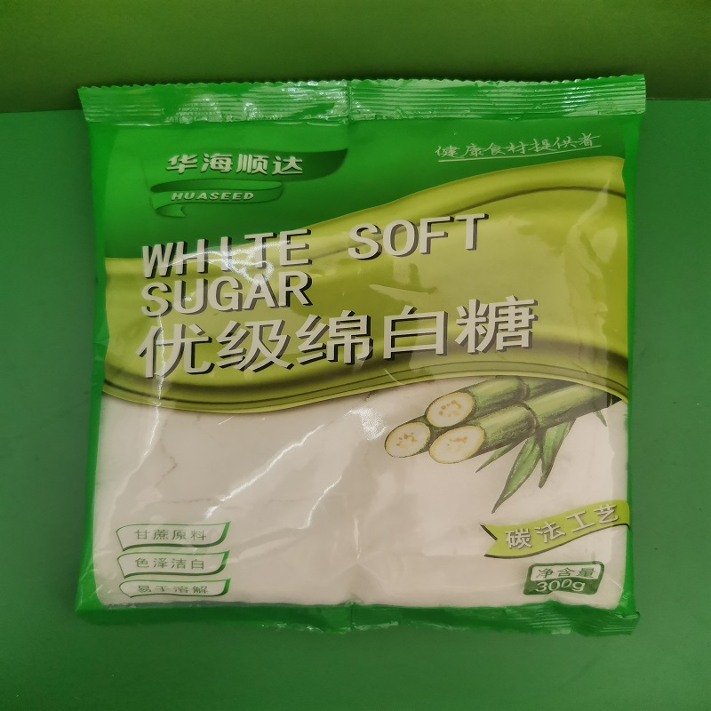 华海顺达绵白糖300g*2袋装爆米花烘焙细白糖食用糖甘蔗细砂糖家用