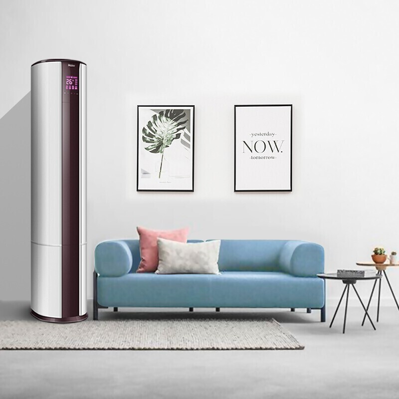 海尔(Haier)空调柜机家用空调圆柱立柜式空调3p空调KFR-72LW/08EDS