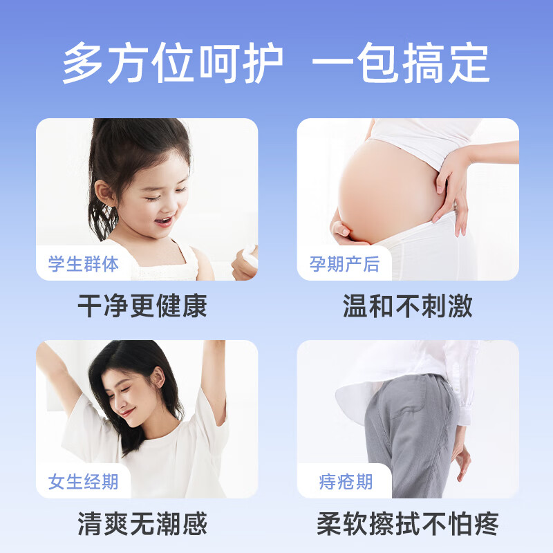 德佑企鹅湿厕纸A版80片/包(4包/组)高清大图