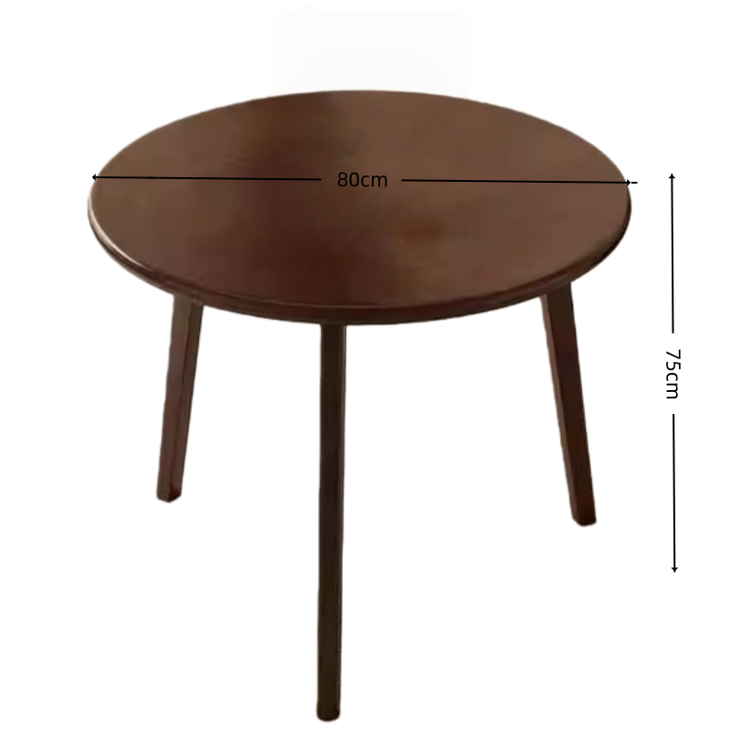 怡卓欧 实木圆桌0.8m张