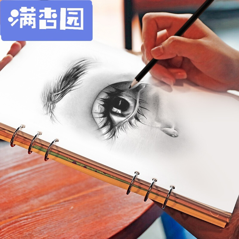 舒弗(LACHOUFFE)活页素描本A4空白本子彩铅速写画画绘画本手绘画纸大图画本美术本