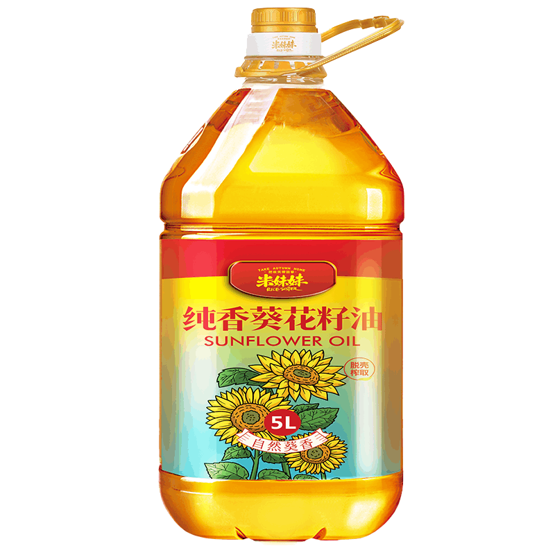 米妹妹纯香葵花籽油5L图片