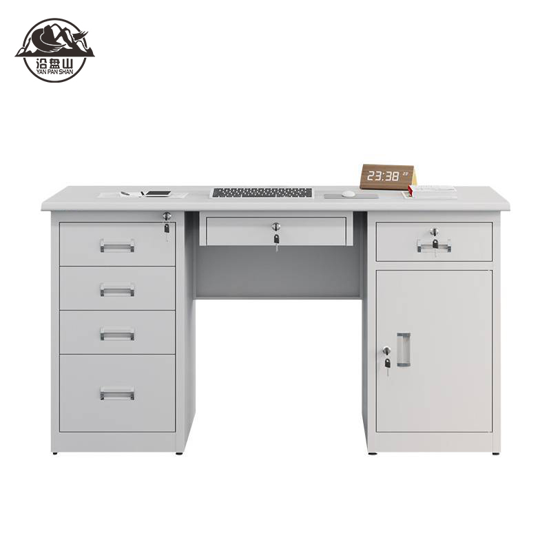沿盘山 办公桌 140cm*70cm*76cm 张高清大图