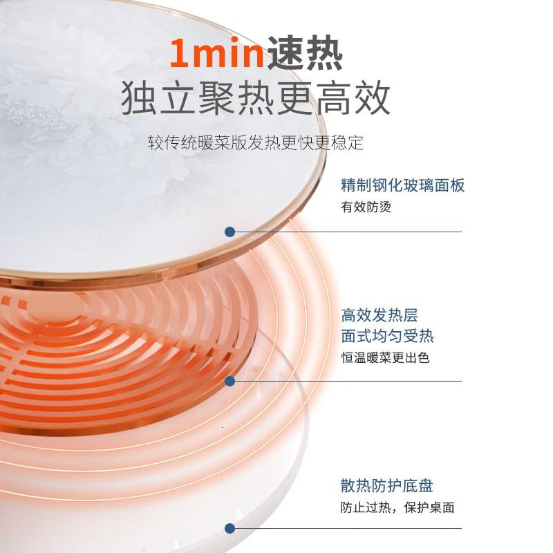 艾美特AIRMATE EHF01 分体式暖菜板白色高清大图