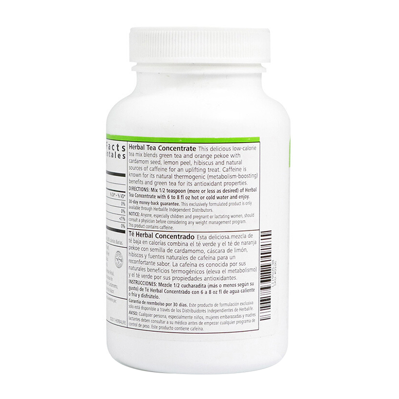 康宝莱(herbalife)草本浓缩速溶茶饮100g/瓶装 美国懒人茶原味 膳食营养补充剂 预售1周后发
