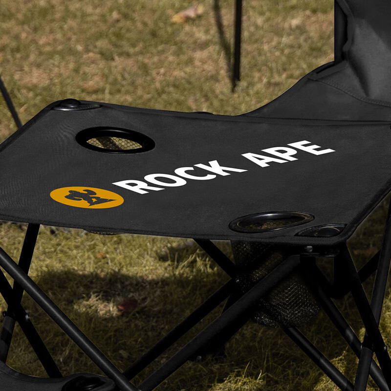 洛克猩球 户外露营便携一桌两椅子四件套 (黑色)RAC0027高清大图