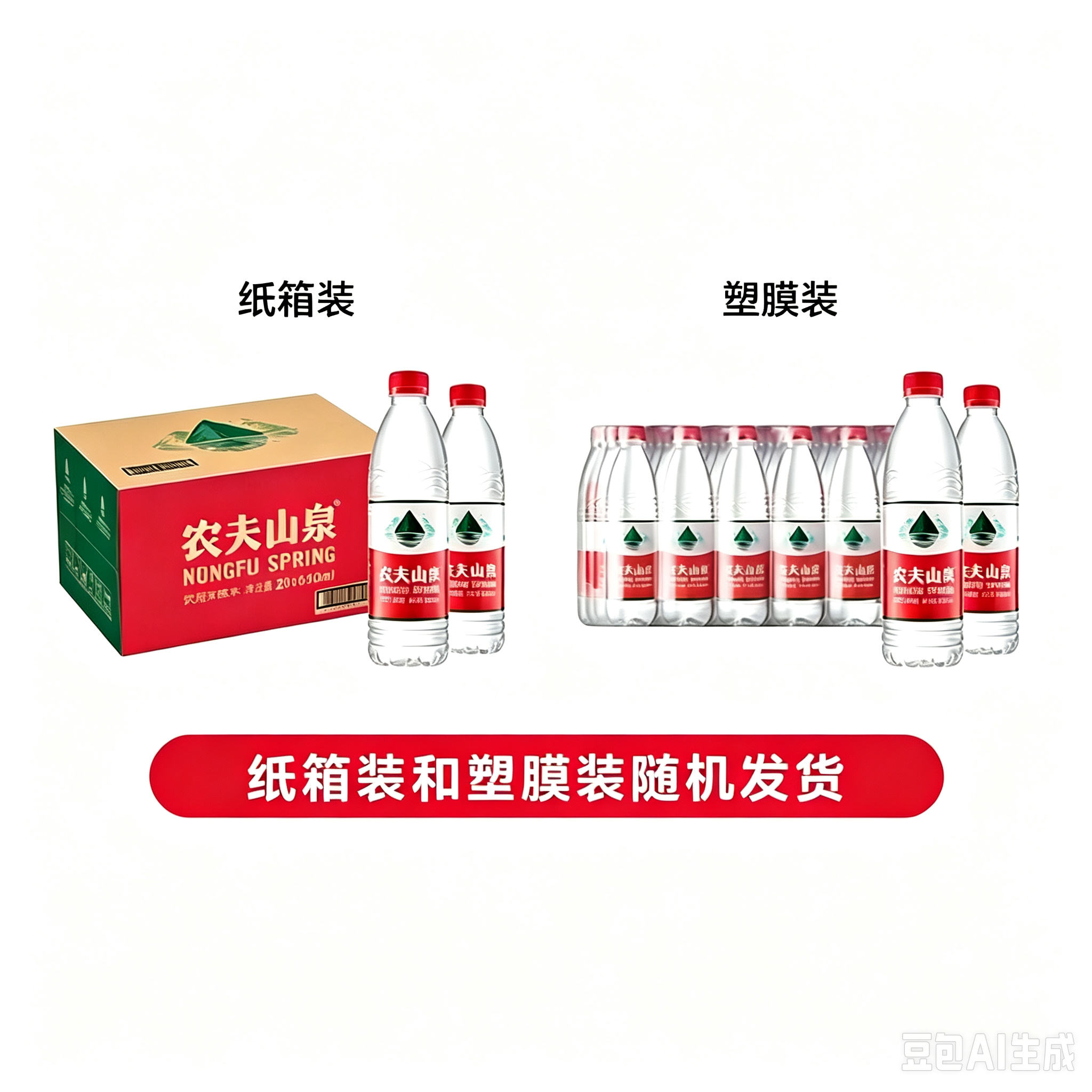 农夫山泉天然矿泉水550ml弱碱性小分子水便携瓶装健康饮用高清大图