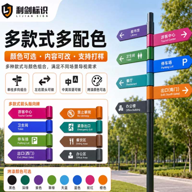 导视牌标识1&2&3号楼 145mm*52mm+109mm*20mm+云纹313mm*212mm+ 350mm*50喷印高清大图