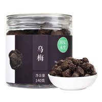 润弘永堂 乌梅140克/罐 传统熏制乌梅 酸梅汤原料 精选乌梅乌梅干茶
