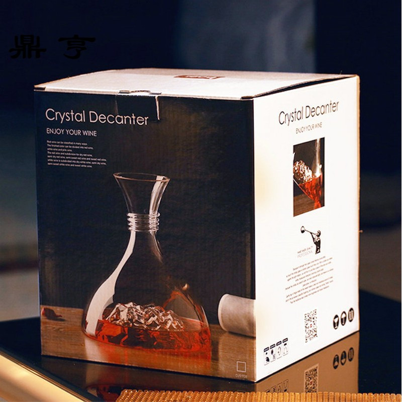 鼎亨雪山人造水晶玻璃红酒醒葡萄酒分酒器家用酒壶酒器
