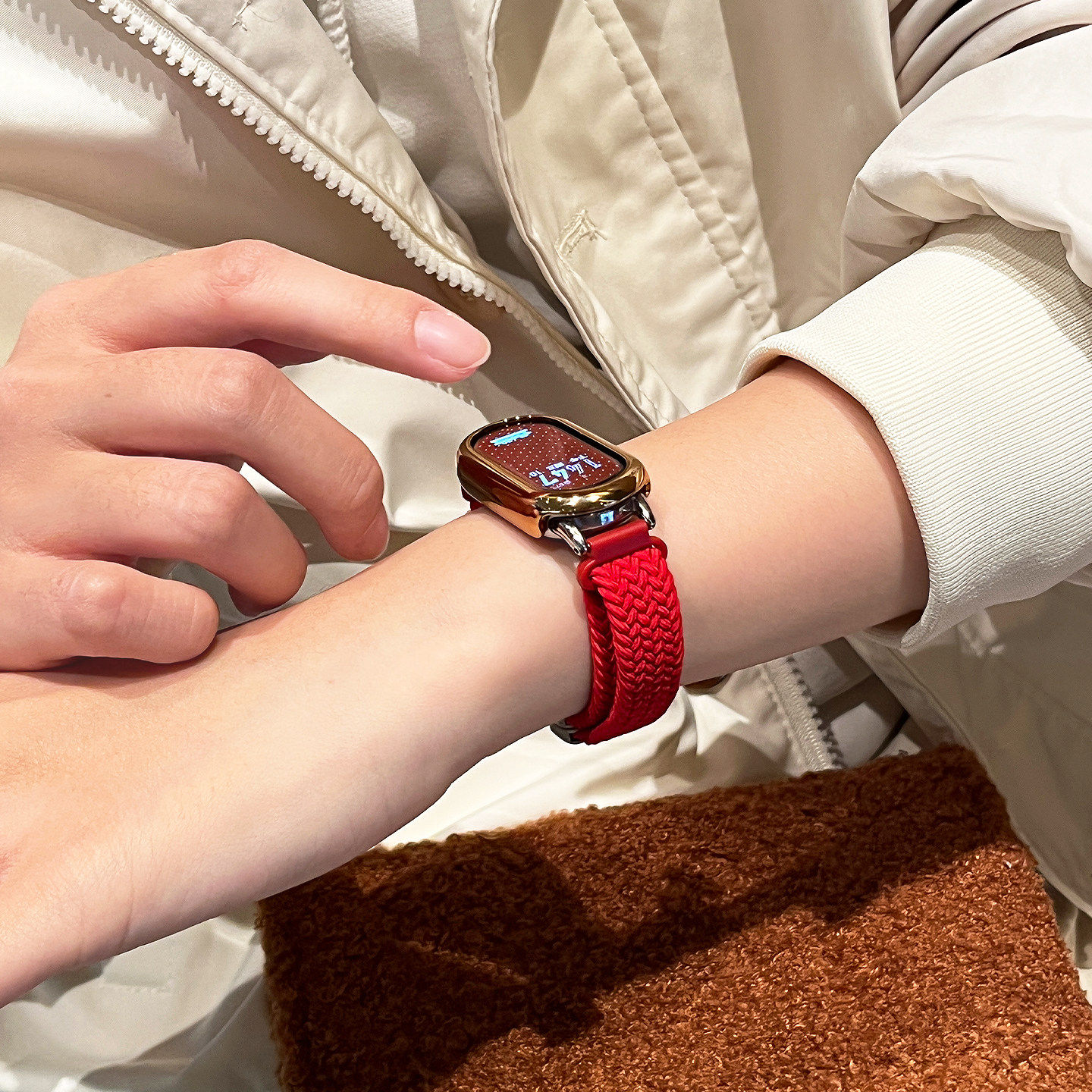 适用小天才电话手表表带Z10/Z9可爱挂脖Z11新款Z8Z7S保护套3139B高清大图